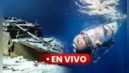 Submarino del 'Titanic', última hora: sigue búsqueda del Titán que tiene menos de 18 horas de oxígeno