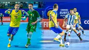¡PARTIDAZO! Argentina igualó 1-1 con Brasil y perdió la chance de tomar el liderato en el Sudamericano de Futsal