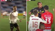 VAR puso en suspenso el gol de la 'U': Pérez Guedes marcó el 1-0, pero tuvieron que revisarlo