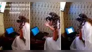 Novia presenta su trabajo de maestría minutos antes de su boda y se vuelve viral: “Supereficiente”