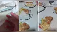 Peruana divide porción de pollo broaster en 4 platos y se vuelve viral: "Tomó el papel de Jesús"