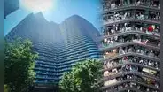 El imponente edificio en China donde viven más de 20.000 personas: tiene su propio supermercado