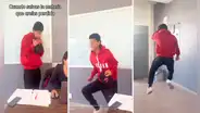 Joven salta de emoción al ver que aprobó el curso que creía perdido: “A esto le llamo felicidad”