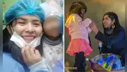 ¡Heroína! Yarita Lizeth visitó hospital de neoplásicas y llevó alegría a los niños con cáncer