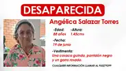 VES: adulta mayor con problemas de memoria se perdió y familiares piden ayuda para encontrarla