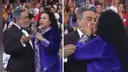Andrés Hurtado es sorprendido EN VIVO con BESO en la boca de Eva Ayllón
