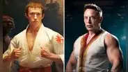 Mark Zuckerberg: IA muestra a los hombres más ricos del mundo como expertos en artes marciales