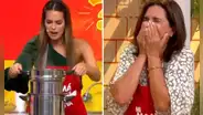 Valeria Piazza confunde una olla con un colador y su mamá queda en SHOCK: "Me están atolondrando"