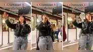 Peruana imita a cobradora de combi en Europa y se vuelve viral: "Al fondo hay sitio"
