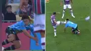 Lima le pateó la cabeza a Pretell en la cara del árbitro, no le sacó amarilla ni revisaron el VAR