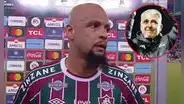 Felipe Melo valoró el trabajo de Tiago Nunes en Cristal tras partidazo en el Maracaná