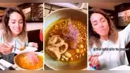 Mexicana prueba ceviche en restaurante limeño y usuarios se impresionan: "¿Eso es sopa?"