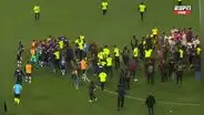 Jugadores de Universitario y Gimnasia se fueron a los golpes tras el final del partido