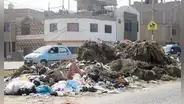 Chiclayo reporta 300 toneladas de basura sin recoger