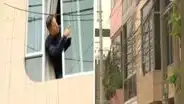 Los Olivos: mujer cansada de maraña de cables en su ventana los corta y deja sin servicios al vecindario