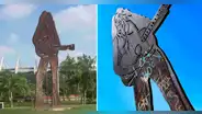 ¿Conocías esta curiosa estatua de Shakira en Colombia?: descubre su ubicación