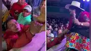 Fan ofrece una vaca a Dina Páucar durante concierto en Cajamarca: “Te amo, Dina”
