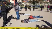 Capturan 3 presuntos delincuentes armados antes de abordar un bus en el terminal terrestre de Cusco