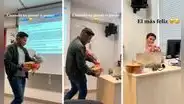 Joven 'soborna' a su maestro con singulares regalos para aprobar el ciclo: "Asegurando los parciales"
