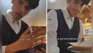 Joven visita a su amigo en su nuevo trabajo y lo pone en aprietos: "Estoy en modo cliente"