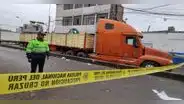 La Victoria: chofer de camión atropella a indigente que dormía en la vía pública