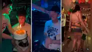 Madre contrata a bailarina para los 18 años de su hijo y las redes estallan