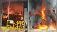 Incendio en SJL: falta de agua dificulta trabajo de bomberos para apagar las llamas en almacén