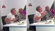 Julinho y Waldir protagonizaron brutal pelea en vivo: "Este mantequilla te puso en la banca"