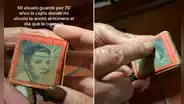 Hombre guardó 70 años una caja de fósforos en la que su novia anotó su teléfono: “Amor del bueno”