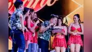 Corazón Serrano: por su cumpleaños, animador recibe torta en la cara durante show en Tumbes