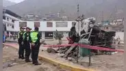 Pasamayito: cámaras captaron el instante del choque entre buses de transporte público