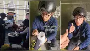Coreano va a mercado peruano, prueba habas por primera vez y tiene épica reacción