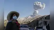 Cenizas del Ubinas se removilizan hacia otras zonas por acción del viento