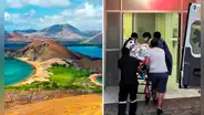 Niño de 8 años sobrevive a caída en un cráter de 100 metros de profundidad en las islas Galápagos