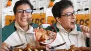 Youtuber queda impactada tras probar cuy chactado en Arequipa: “Sabe a pollo”