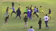 Copa Perú: partido terminó en una batalla campal entre jugadores e hinchas en Moquegua