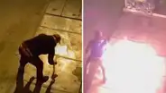 Comas: incendian fachada de casa de empresarios de transporte tras extorsionarlos por S/10.000