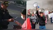 Pedir DNI en las carreteras y no dejar marchar usando gorra vulnerarían el derecho a protesta
