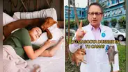 ¿Duermes con tu perro en la cama? Doctor de EsSalud explica las consecuencias
