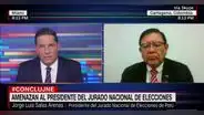 Presidente del JNE pide a CIDH que el Gobierno garantice su integridad tras amenazas de muerte