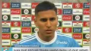 Gianfranco Chávez reveló que planteamiento de Emelec sorprendió a Cristal: "No lo esperábamos"