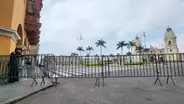 Cierran acceso a plaza de Armas en el Centro Histórico a pocos días de la 'Tercera toma de Lima'