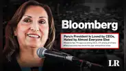 Bloomberg define a Boluarte como una "presidenta amada por los CEO, odiada por todos los demás"