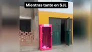 “Emprendedor con mente de tiburón”: colocan caja de Barbie afuera de restaurante en SJL para atraer clientes