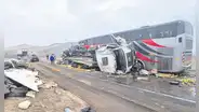 Áncash: choque de camión con bus interprovincial deja 2 muertos y 20 heridos