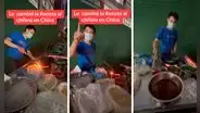 Peruano enseña a preparar tallarín saltado a cocinero en China y usuarios dicen: "Le pusiste sazón"