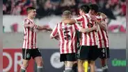 Estudiantes goleó 4-0 a Barcelona SC y clasificó a los octavos de final de la Sudamericana