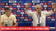 Fossati molesto tras la eliminación: "Allá por un gesto tienen un preparador físico preso"