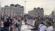 Para Dina Boluarte marcha de hoy es una “amenaza” a la democracia