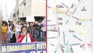 'Marcha Nacional': ¿se han cerrado avenidas y calles por las protestas contra Dina Boluarte?